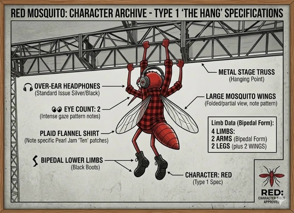 Red Mosquito Character Archive - Type 1 'The Hang' Specifications